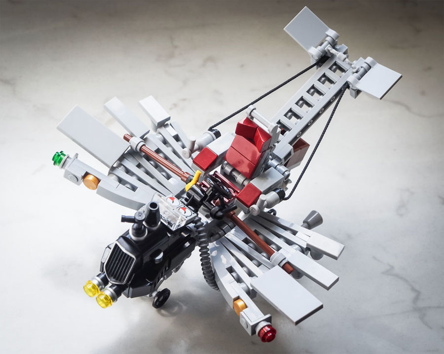 Galaktek’s Löffelschmitt “Pegasus” Mk III - Steampunk Flying Machine