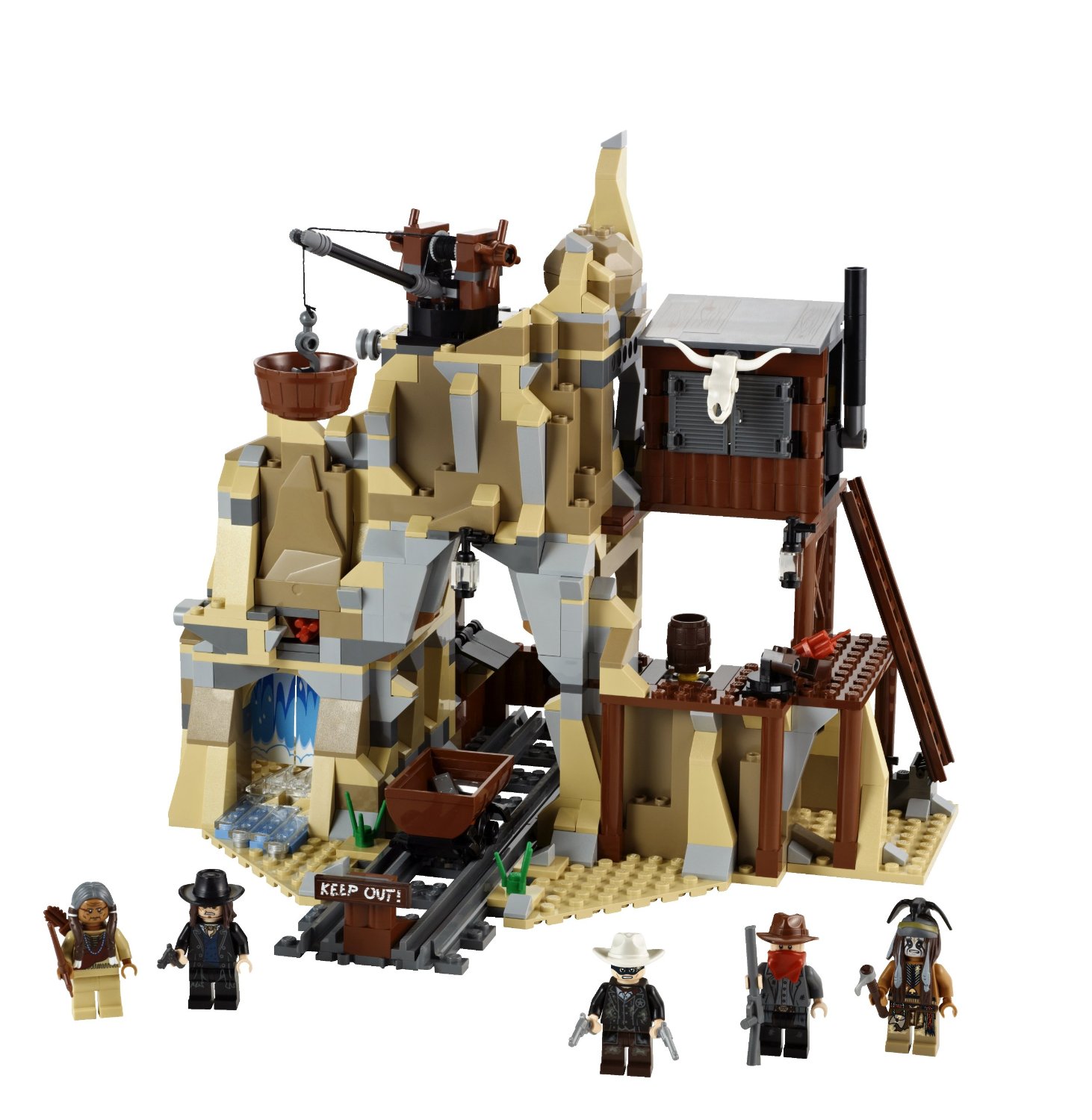 The Brothers Brick: Lego Lone Ranger Silver Mine Shootout Review