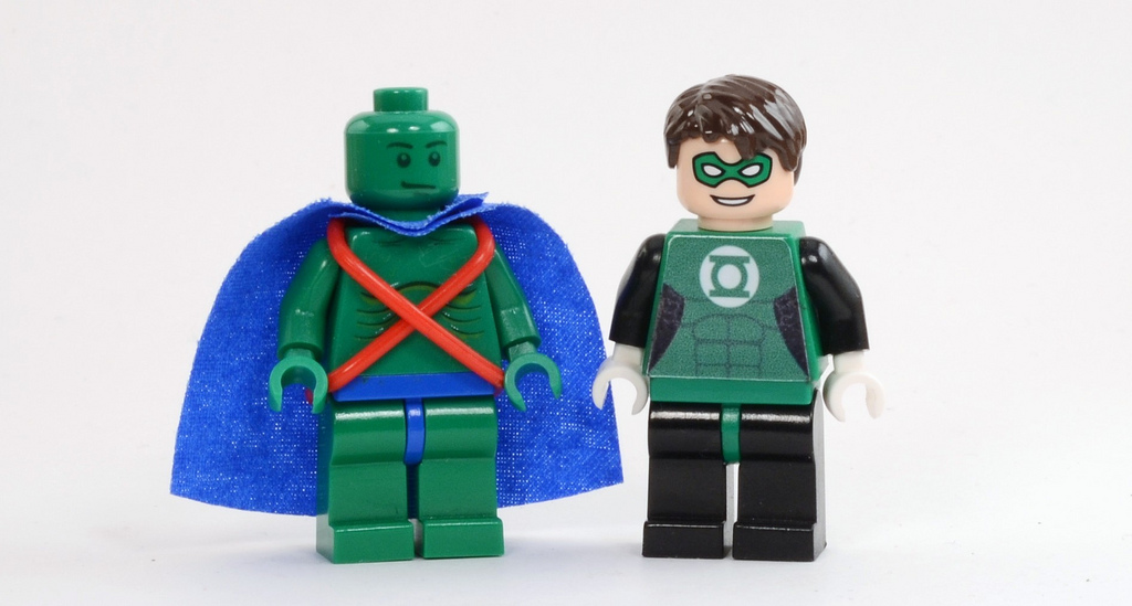 Bryant's Lego Justice League Martian Manhunter & Green Lantern