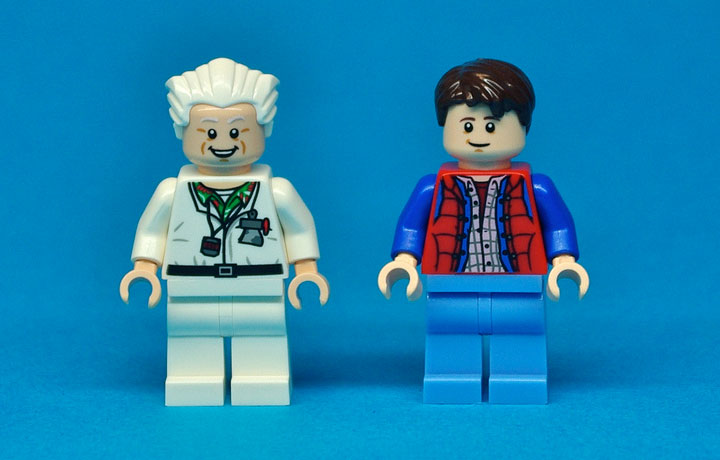 Lego CUUSOO: Lego Back to the Future DeLorean Minifigures Reviewd by TheBrothersBrick