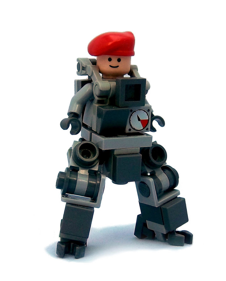 Bowbrick's Bobsuit, A Tiny Lego Mech Suit