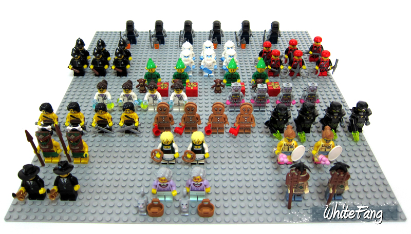 WhiteFang's Lego Minifigures Series 11 Review Distribution