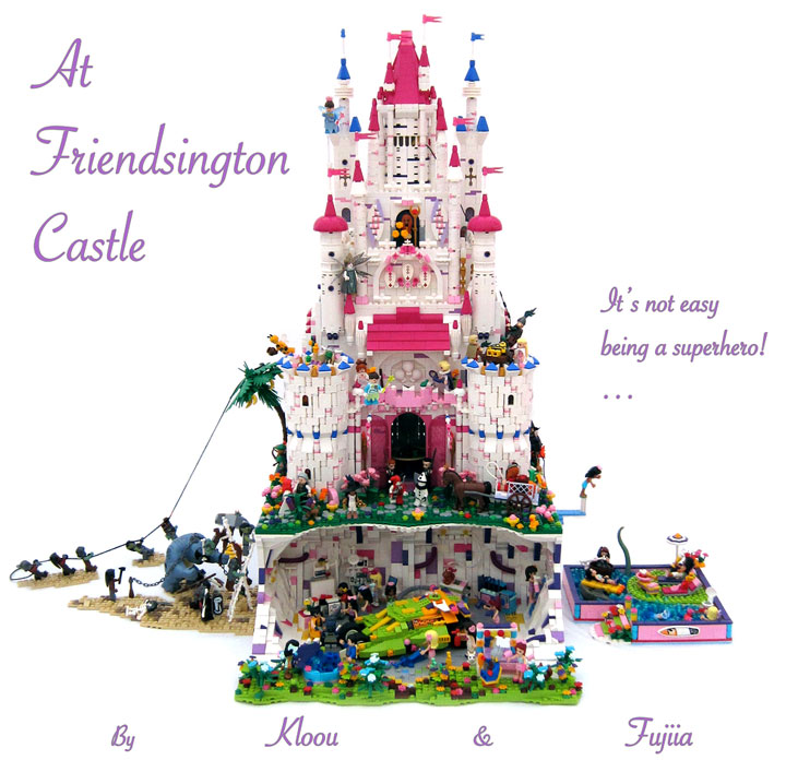 fujiia and Kloou's Lego Friends Castle: Friendsington Castle 01