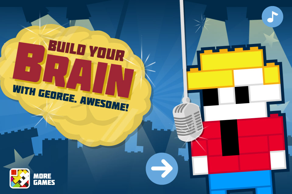 LegoGenre: Lego Build Your Brain with George Review, iOS App 01