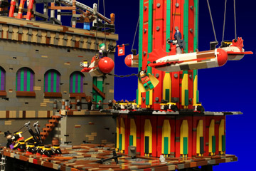 Brickbaron's Lego Batman and Robin, Joker's Funhouse, Ride