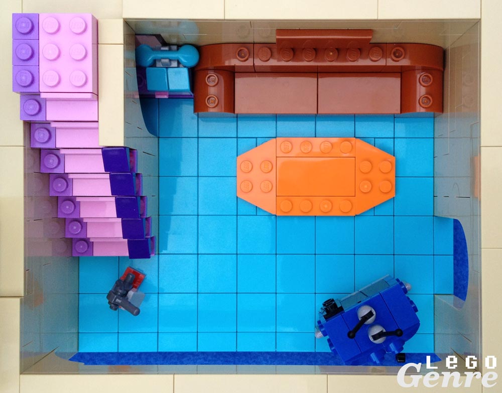 LegoGenre: The Simpsons House Family Room Couch
