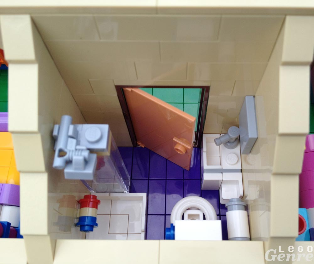 LegoGenre: The Simpsons House Bathroom