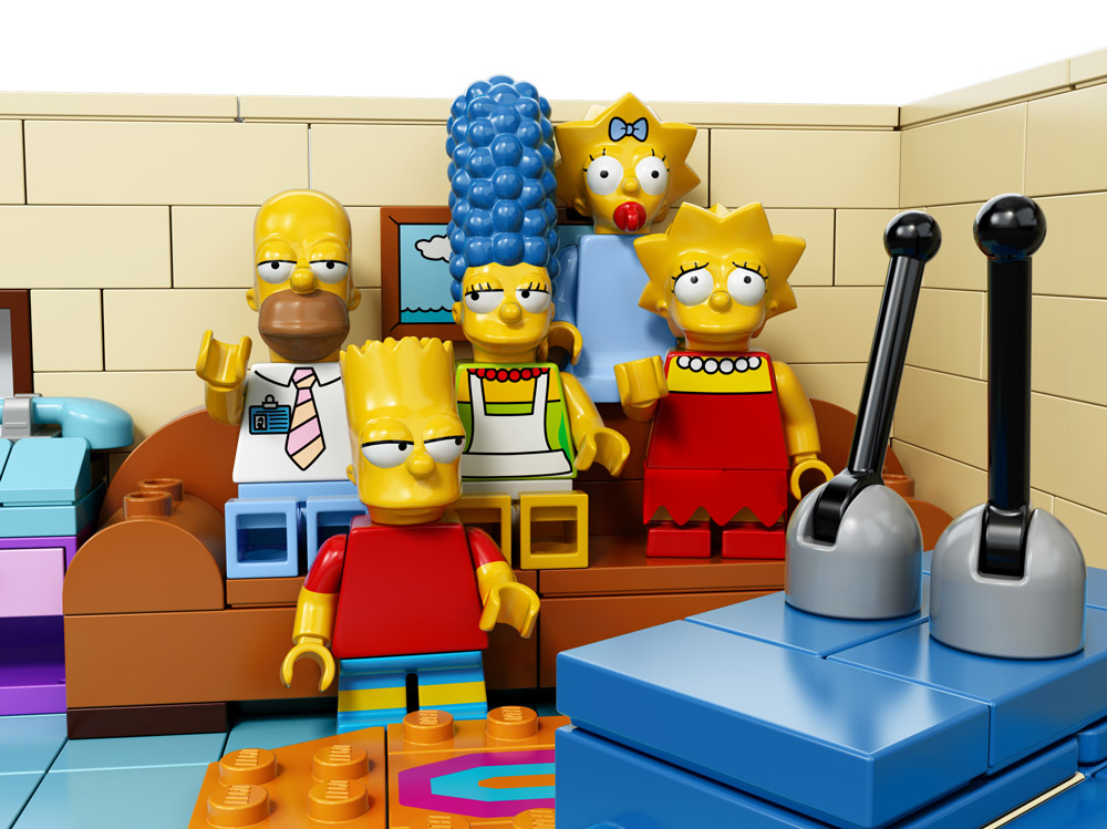 Lego Simpsons Couch Gag
