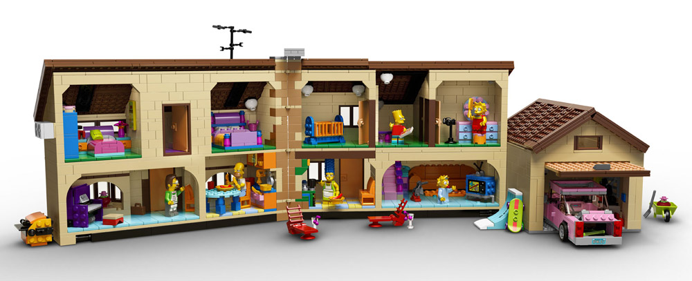 Lego Simpsons House Interior Details 71006