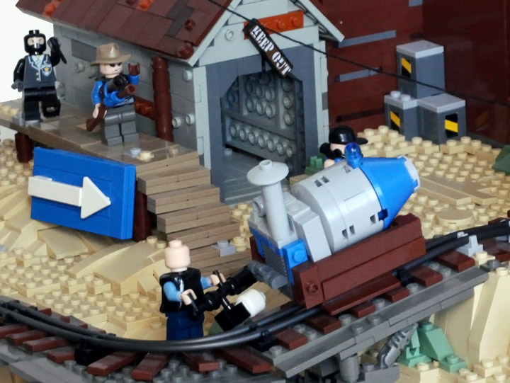 CaptainInfinity's Lego Team Fortress 2 Upward Blue Team