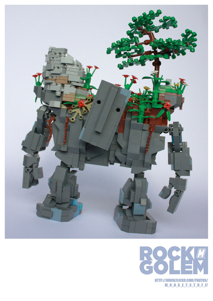 m_o_n_k_e_y’s Lego Rock Golem