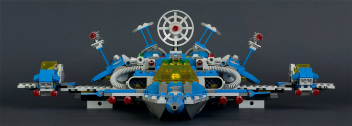 New Elementary's Lego Benny Spaceship Front View 70816 Review