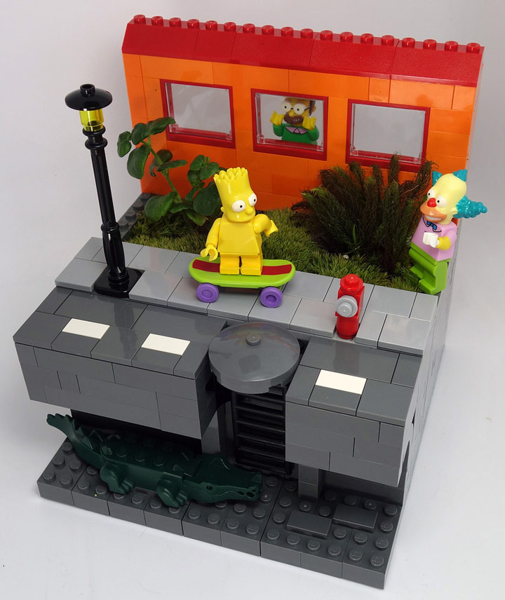 Jin Kai Soo's The Simpsons Lego Flower Pot