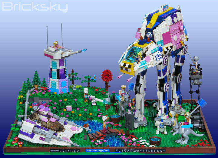 Tyler Sky's Lego Friends, Star Wars, AT-AT Cleaning Station