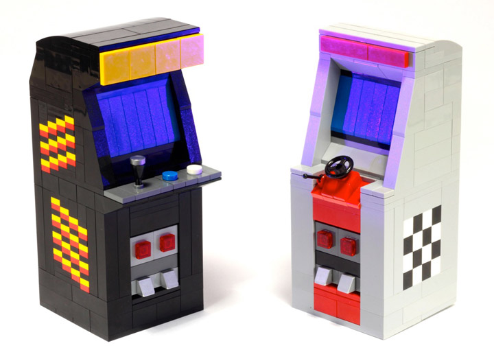 BreaksBricks's Lego Arcade Machines 1980 Detail