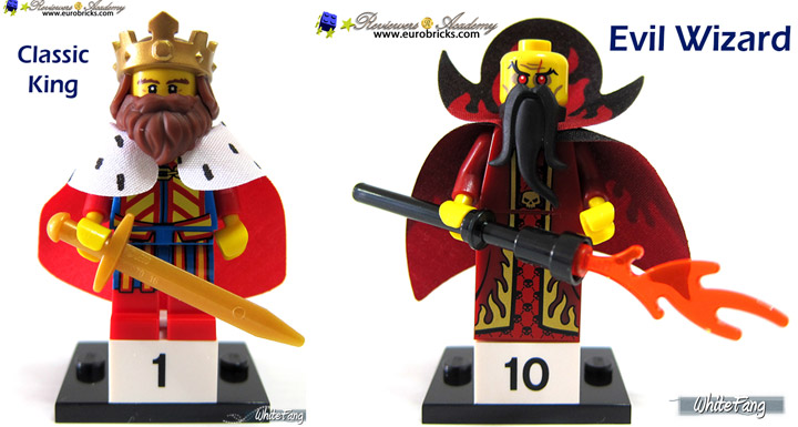 WhiteFang Lego Collectable Minifigures Series 13, King and Wizard