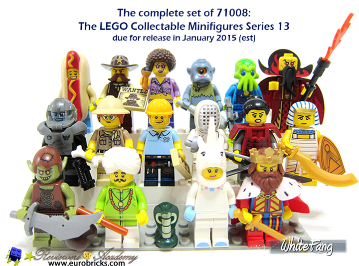 WhiteFang Lego Collectable Minifigures Series 13 Review