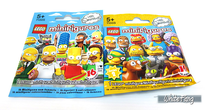 WhiteFang's Lego The Simpsons Series 2 Review Packs