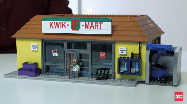 Simpsons Lego Kwik-E-Mart Design Video