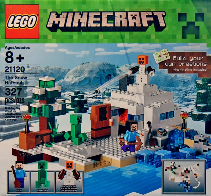 Lego Minecraft The Snow Hideout 21120