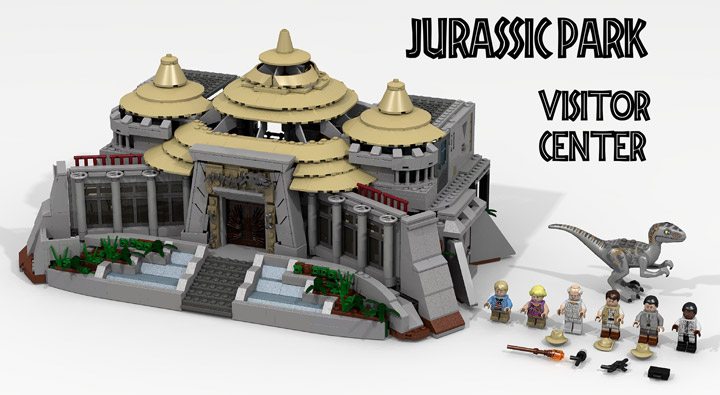 LDiEgo's Lego Jurassic Park Visitor Center
