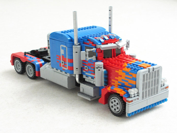 Ralph S's Lego Transformers Optimus Prime Truck