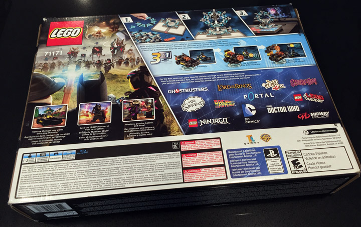 Lego Dimensions Review 71171 Box Back