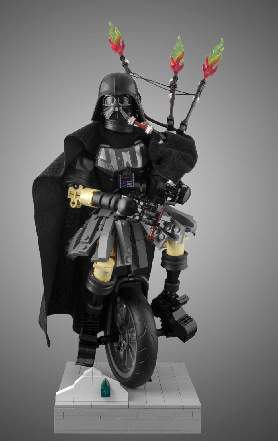 Lego Darth Vader Says Welcome To Portland - EverydayBricks