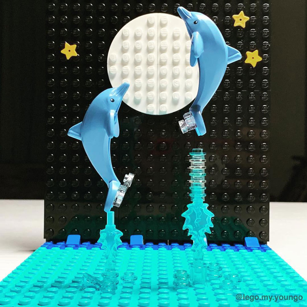So long, and thanks for all the fish. A Lego MOC.