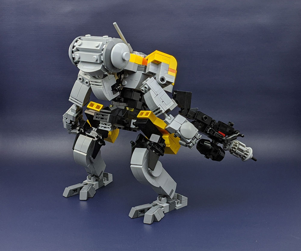 Yellow Jackrabbit Lego Mech Rear