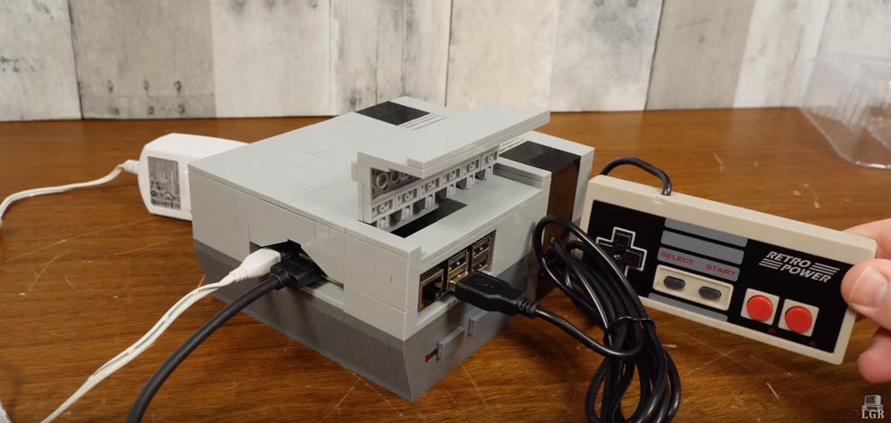 Building The Retro Power, A Lego NES Raspberry Pi with LGR