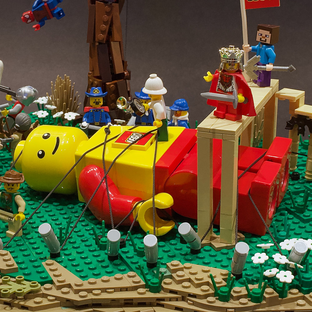 Fending Off The Lego Giants, Detail