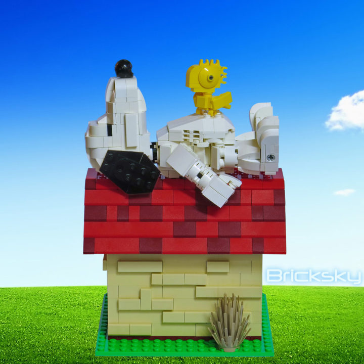 lego snoopy and woodstock