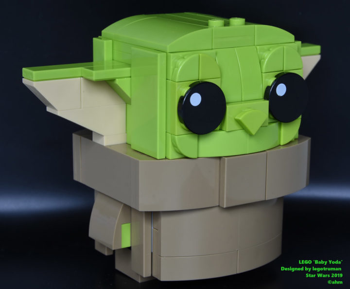baby yoda lego plush