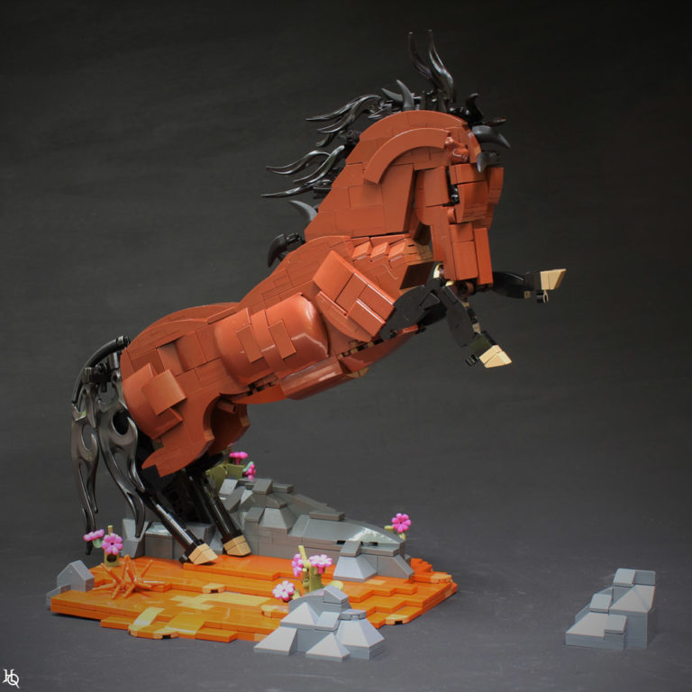 lego horse helmet