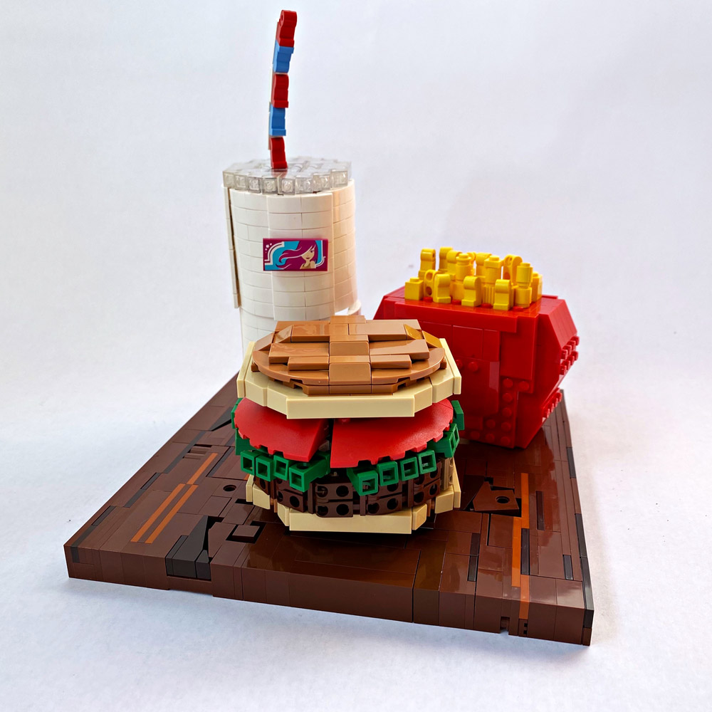 Bite Into This Lego Burger And Fries