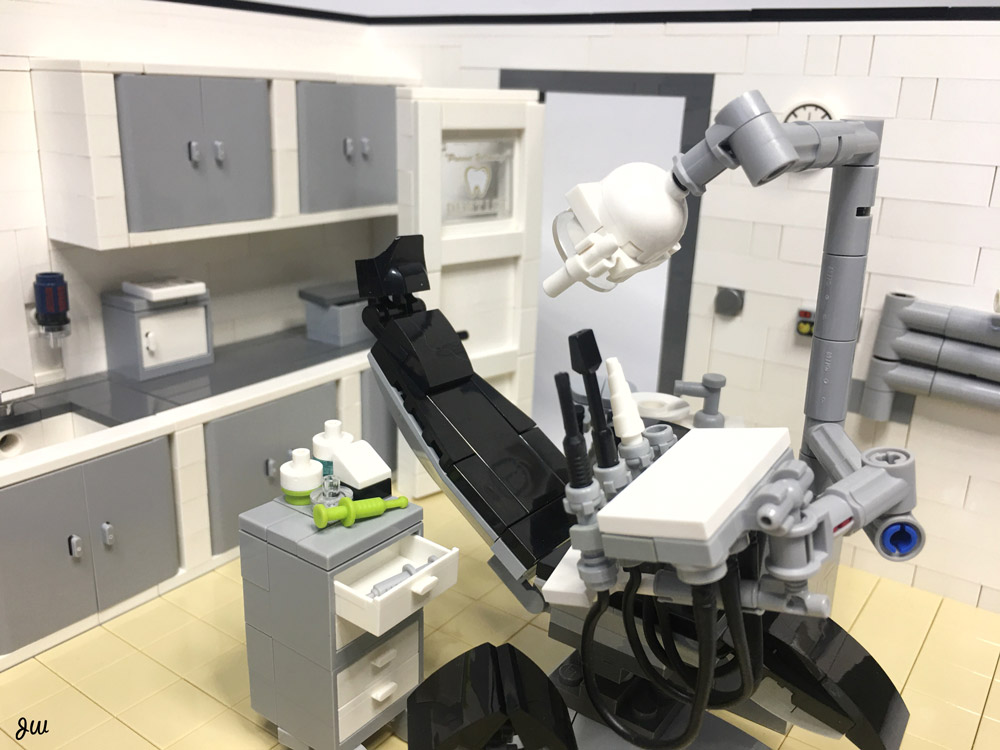 It's Time For A Teeth Cleaning At The Dentist Office, Lego Dentist Chair