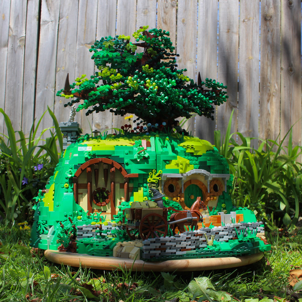 It’s A Warm Day In Hobbiton, At This Bag End, Outside Lego MOC