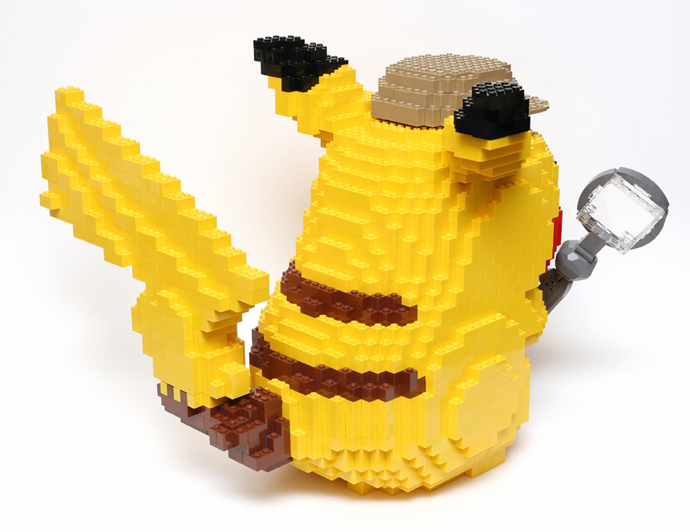 A Wild Lego Detective Pikachu Has Appeared, His Butt