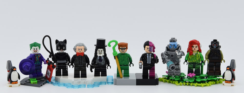 90s Batman Villains As Lego Minifigures, Batman, Returns, Forever, And Robin