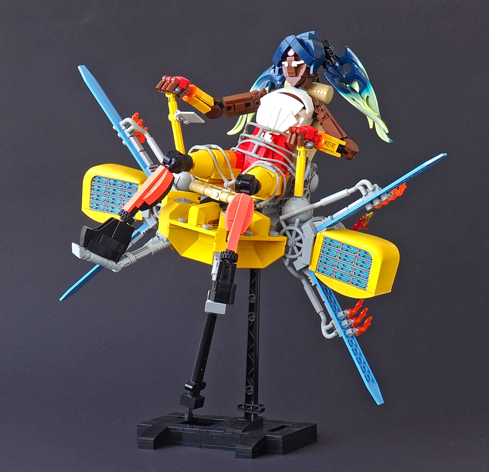 Aurora's Speeder Bike — Lego Figure Build, Hurricane III