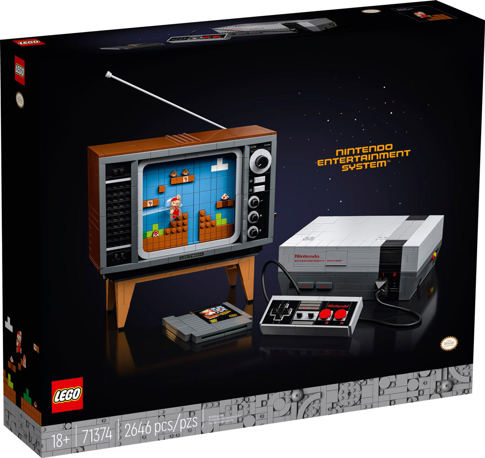 The Lego NES - Nintendo Entertainment System (71374) Announced - Box